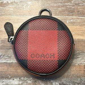 Small Coach clip key ring change purse or accessory holder. NWOT. Never used.